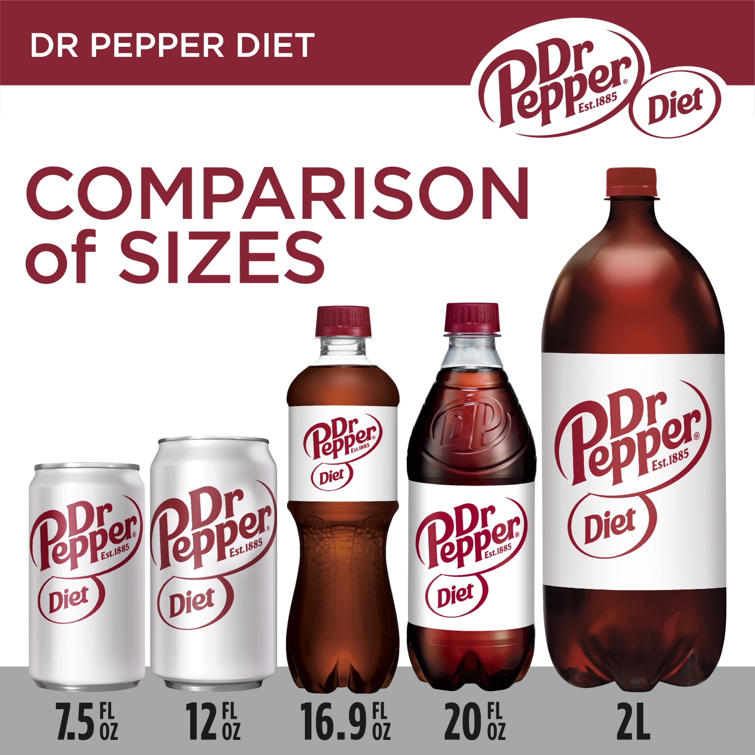slide 2 of 7, Dr Pepper Diet Soda 8 ea, 8 ct; 12 oz