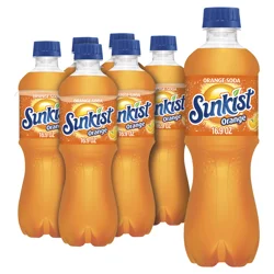Sunkist Orange Soda Bottles - 101.4 fl oz