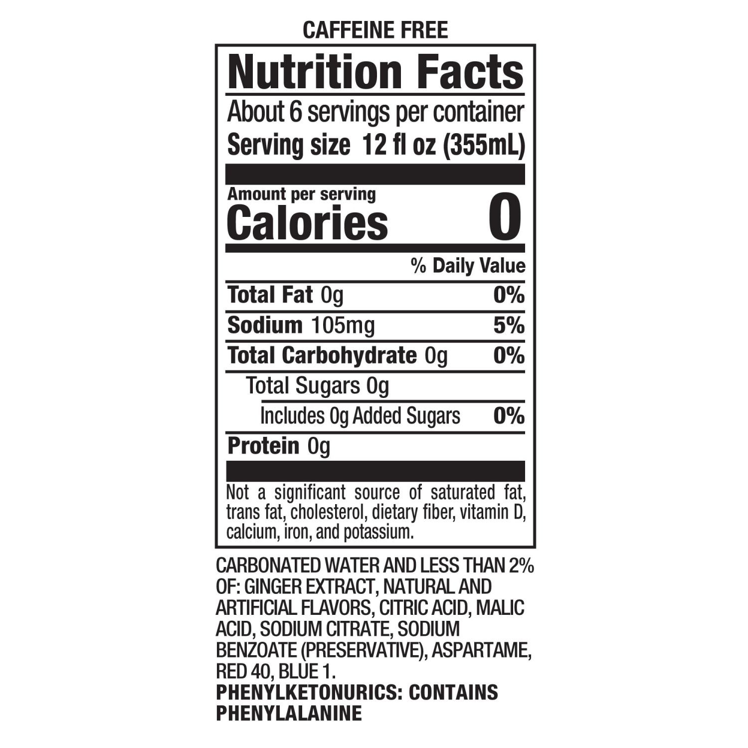 slide 2 of 2, Canada Dry Zero Sugar Cranberry Ginger Ale Soda, 2 L bottle, 2.1 qt