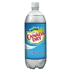 Canada Dry Club Soda, 1 L bottle