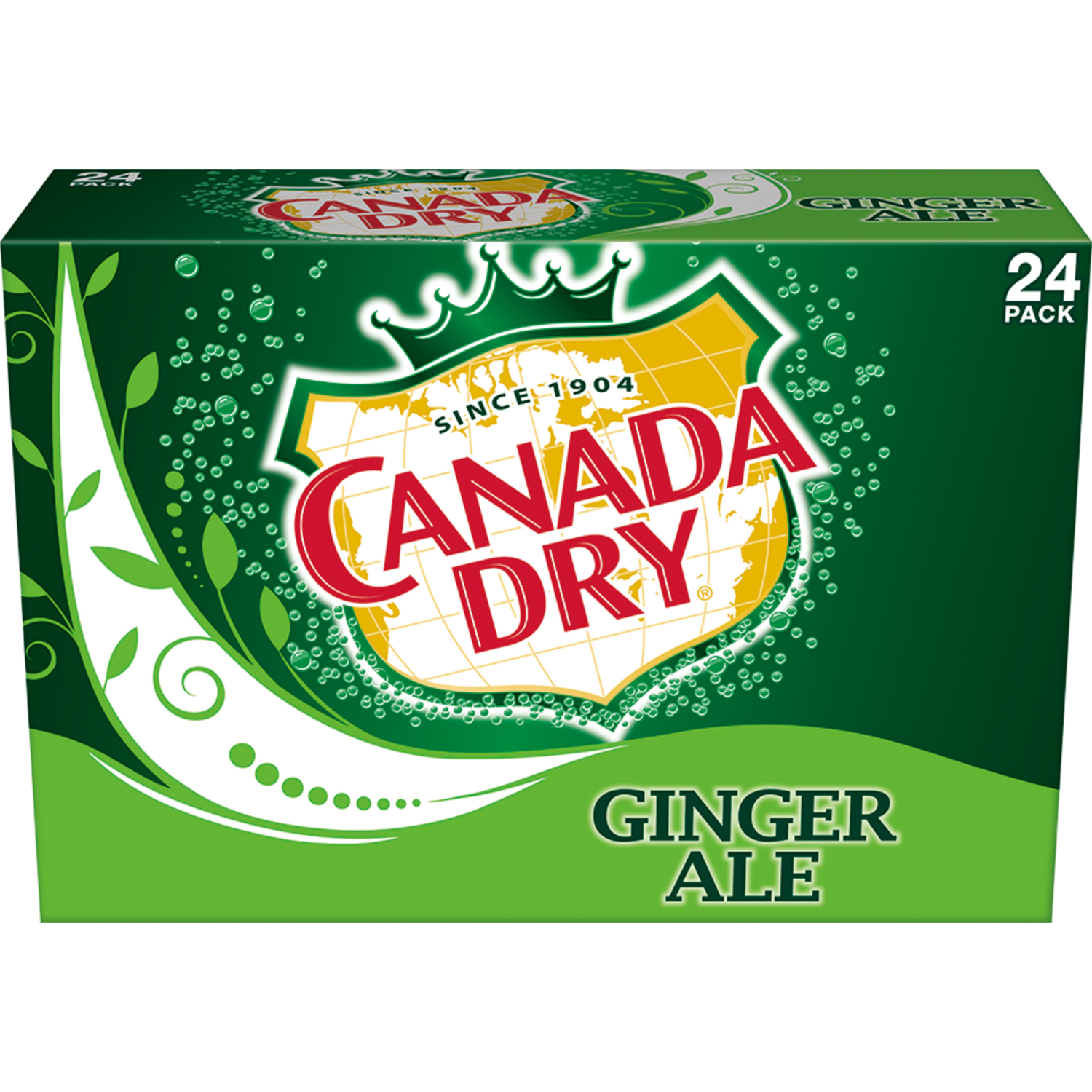 slide 4 of 5, Canada Dry Ginger Ale Soda, 12 fl oz cans, 24 pack, 24 ct; 12 fl oz