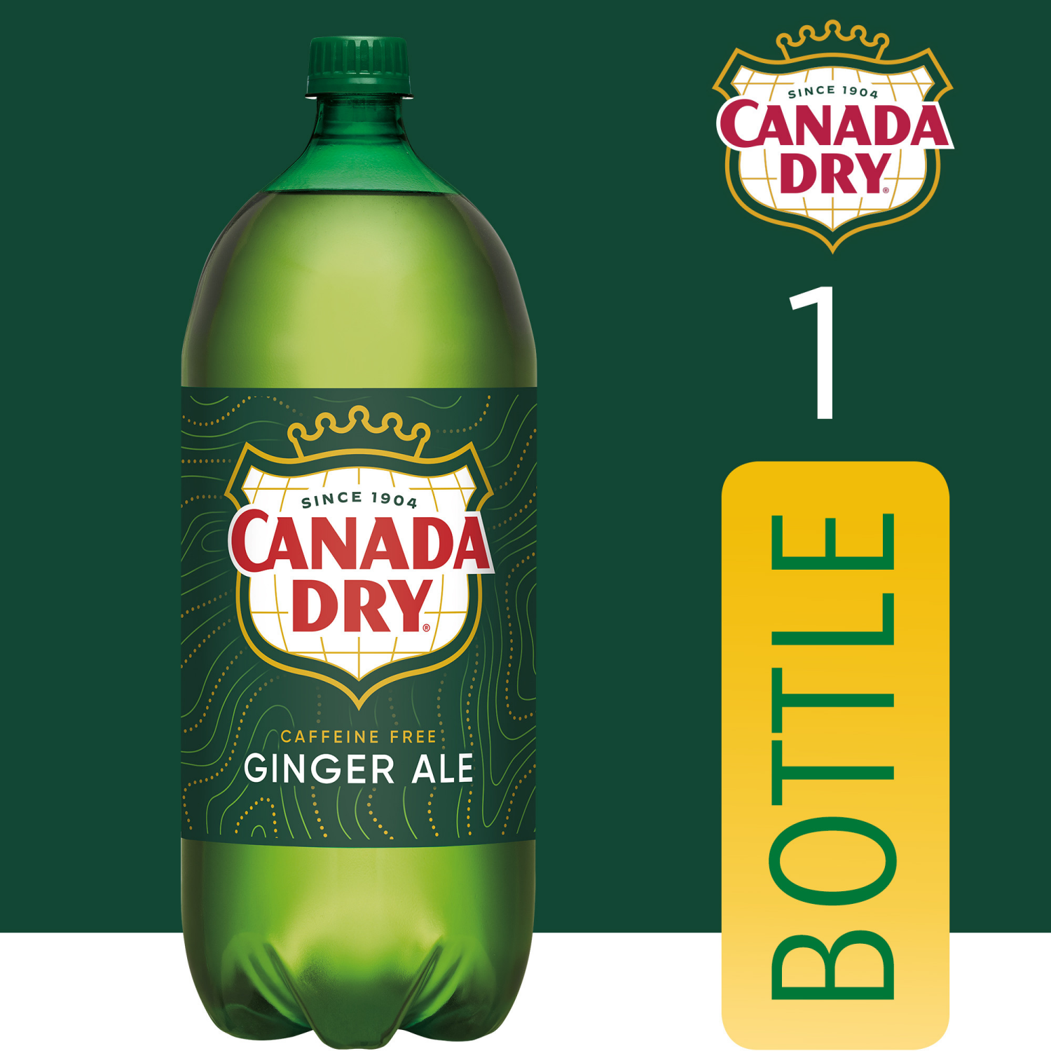 slide 3 of 4, Canada Dry Ginger Ale Soda, 2 L bottle, 2.1 qt