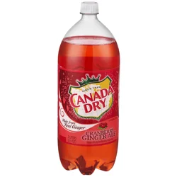 Canada Dry Cranberry Ginger Ale Soda, 2 L bottle