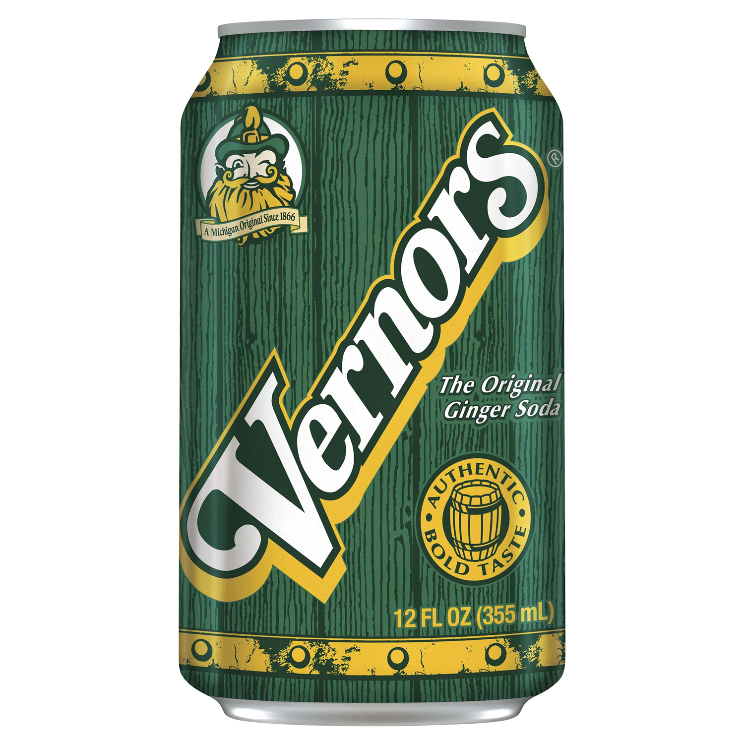 slide 5 of 5, Vernors Ginger Soda, 24 ct; 12 fl oz