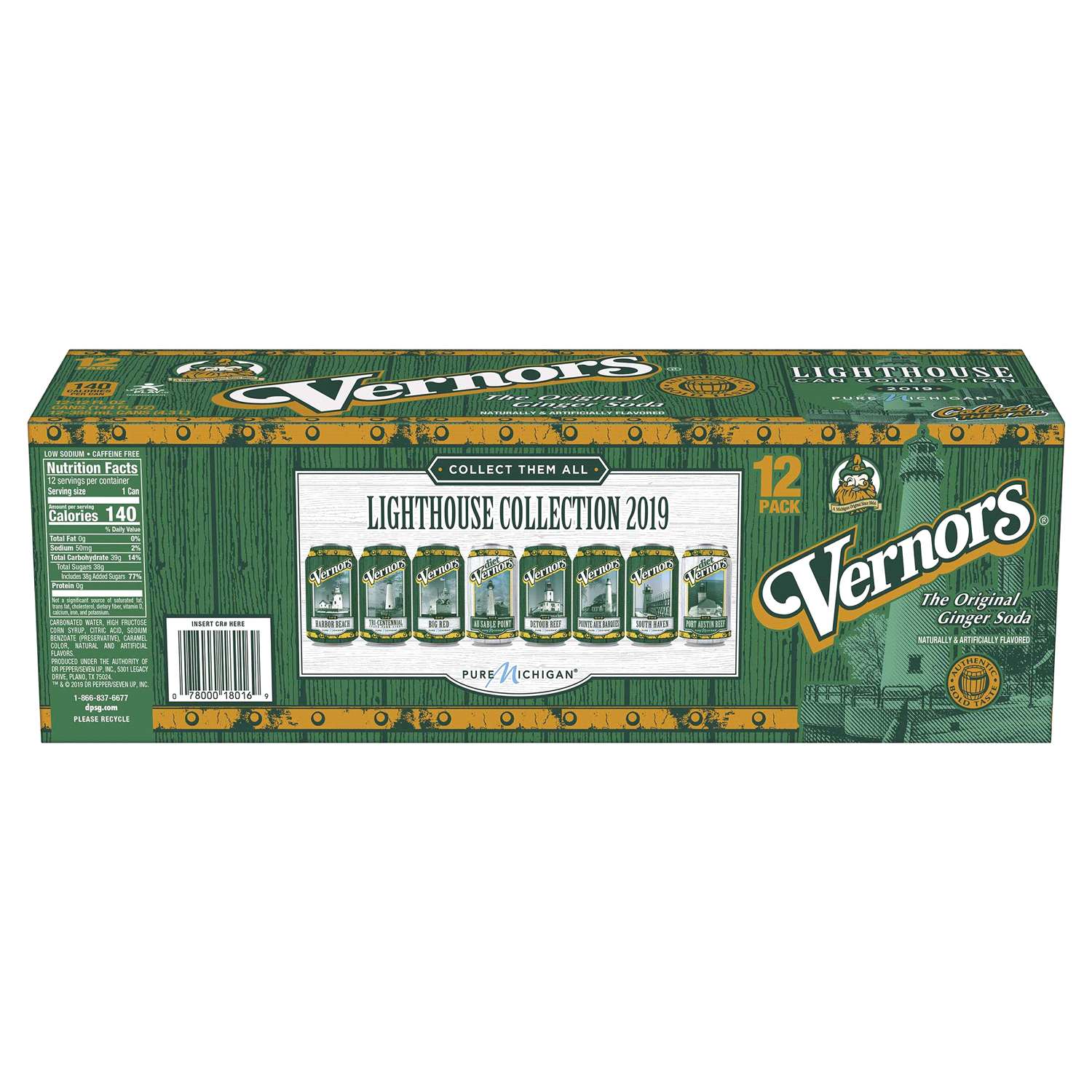 slide 4 of 5, Vernors The Original Ginger Soda 12 - 12 fl oz Cans, 12 ct; 12 fl oz