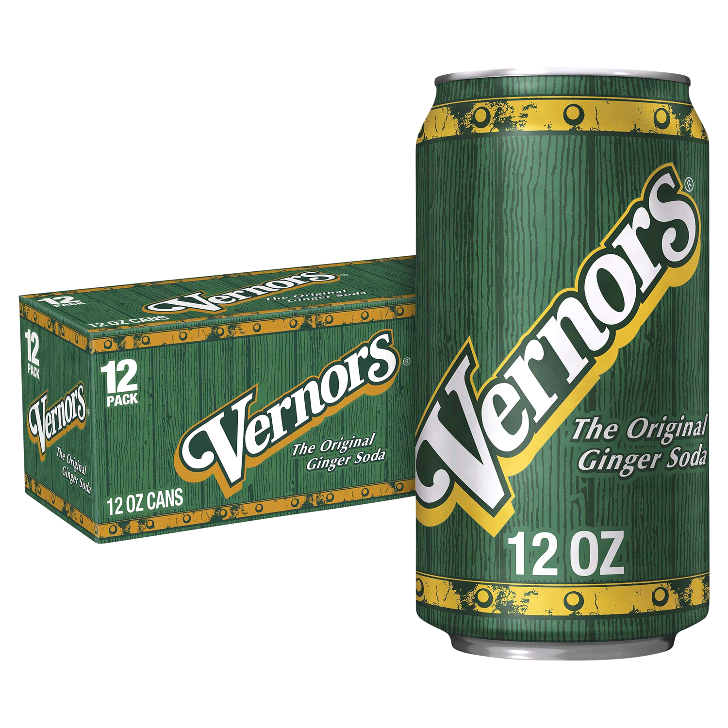 slide 5 of 5, Vernors The Original Ginger Soda 12 - 12 fl oz Cans, 12 ct; 12 fl oz