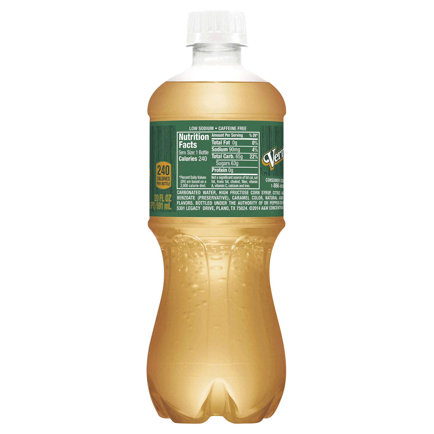 slide 2 of 4, Vernors Ginger Soda, 20 fl oz bottle, 20 fl oz