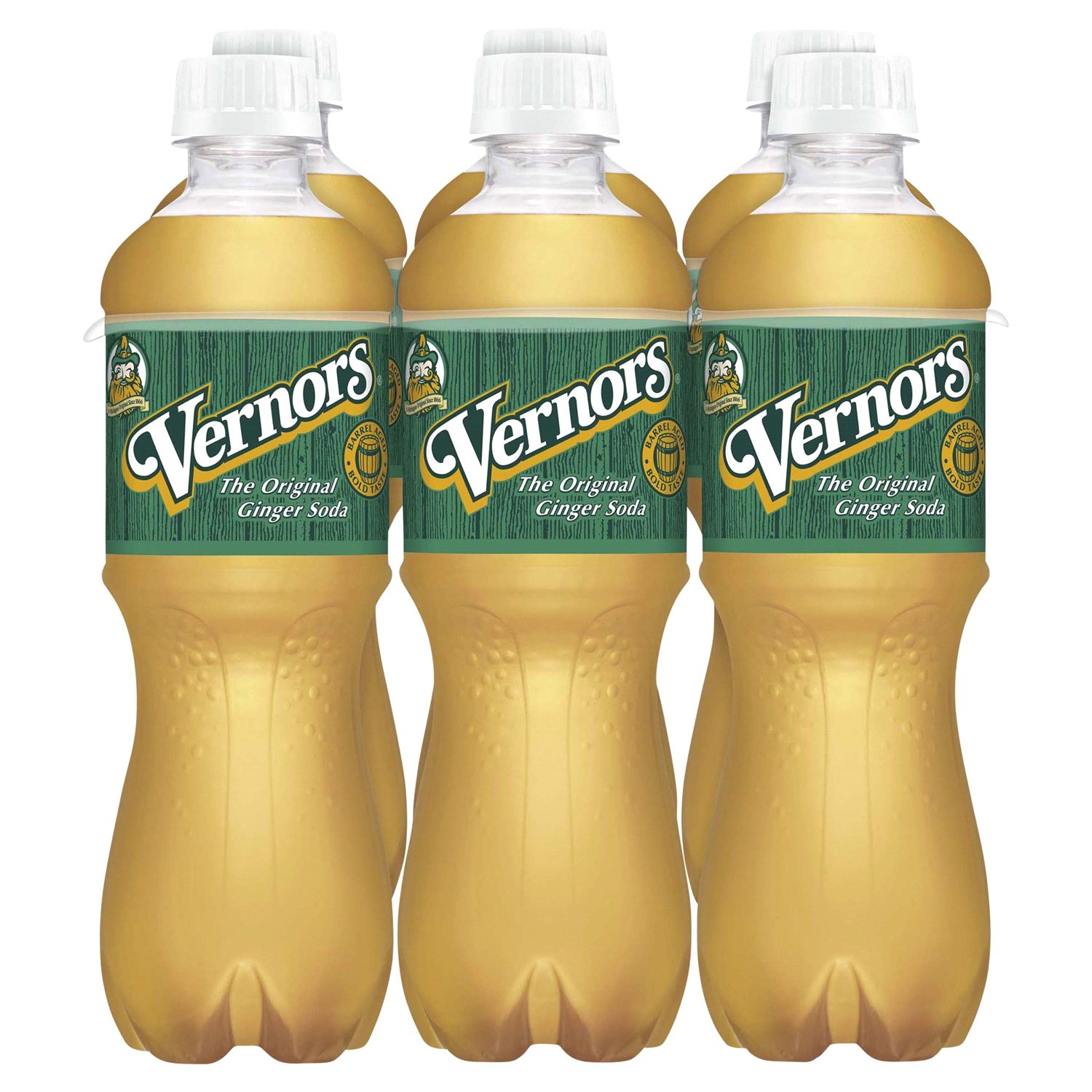 slide 1 of 5, Vernors Ginger Soda, .5 L bottles, 6 pack, 6 ct