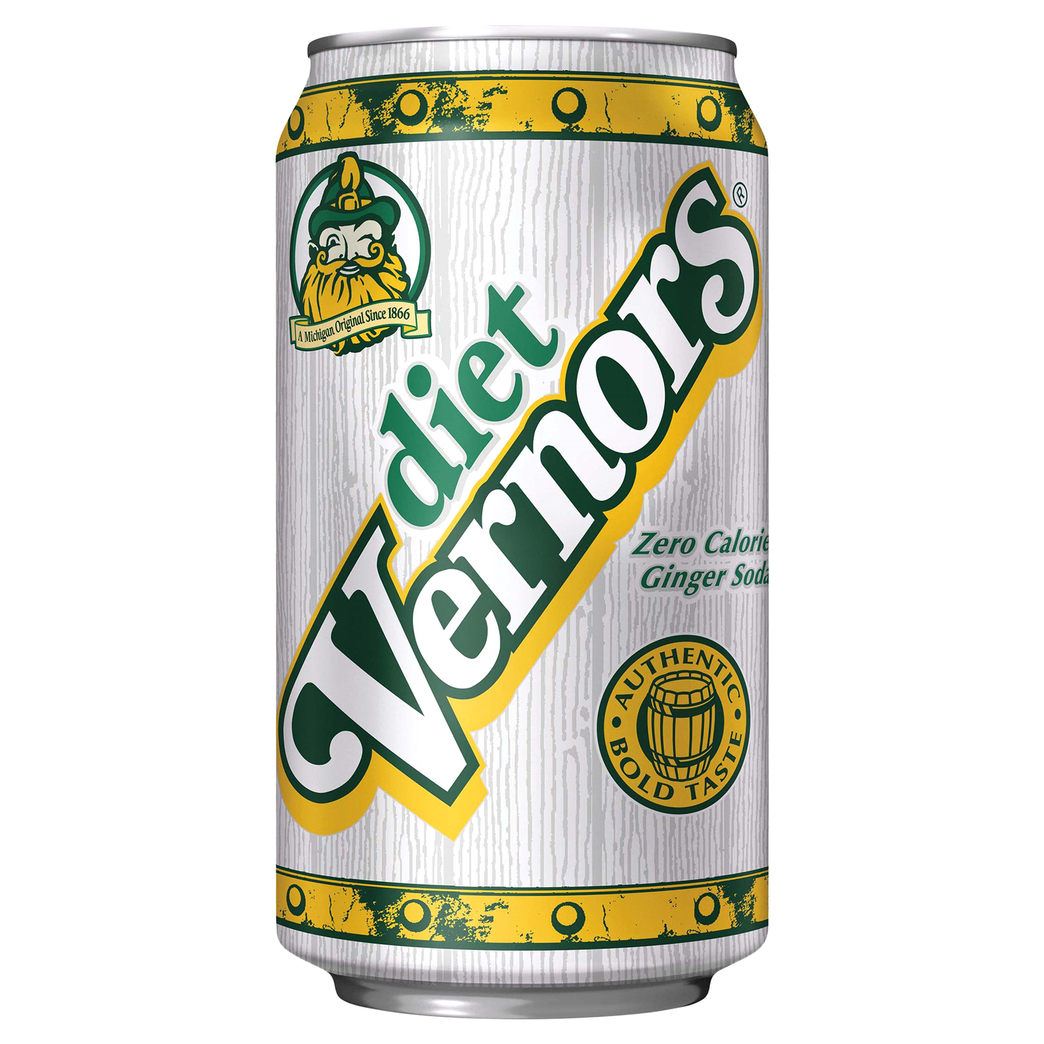 slide 5 of 5, Vernors Zero Sugar Ginger Soda, 12 fl oz cans, 12 pack, 12 ct; 12 oz