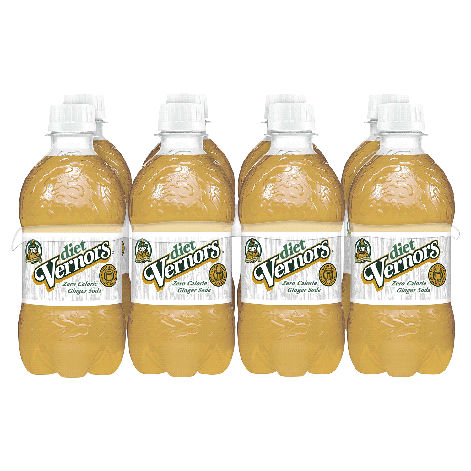 slide 1 of 4, Vernors Zero Sugar Ginger Soda- 8 ct, 8 ct; 12 fl oz