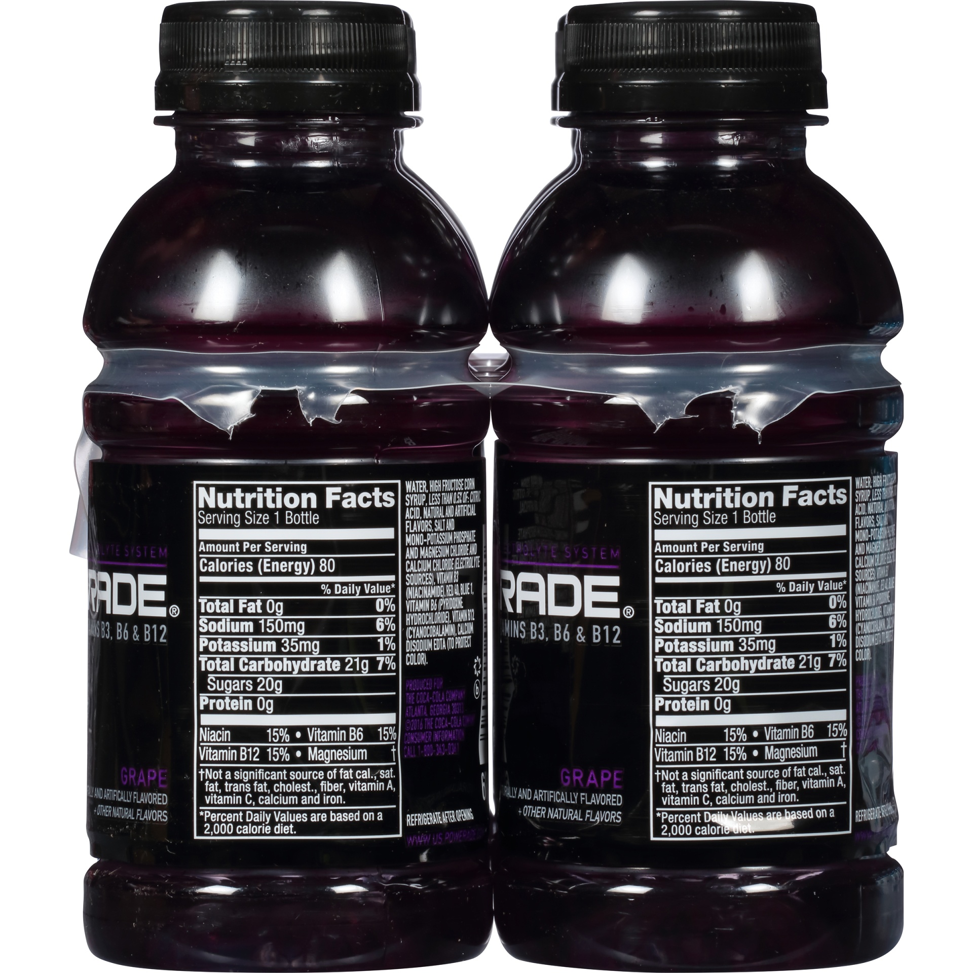 slide 6 of 7, Powerade Fruit Punch Sports Drink Bottles - 6 ct; 12 fl oz, 6 ct; 12 fl oz