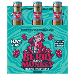 Victory Brewing Co. Berry Monkey Fruited Sour Tripel 6 pk Bottles