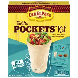 Old El Paso Tortilla Pockets Dinner Kit, 12.4 oz