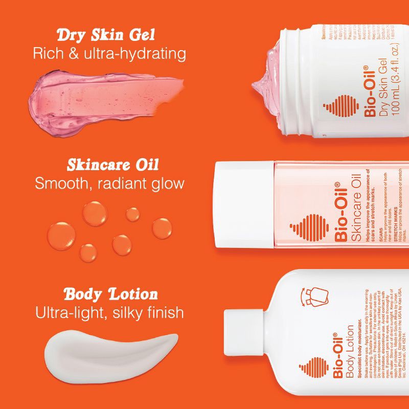 slide 6 of 11, Bio-Oil Skincare Oil for Scars and Stretchmarks - with Vitamin A & E Calendula - 0.85 fl oz, 0.85 fl oz