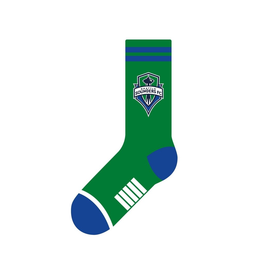 slide 2 of 2, MLS Seattle Sounders Classic Crew Sock, 1 ct