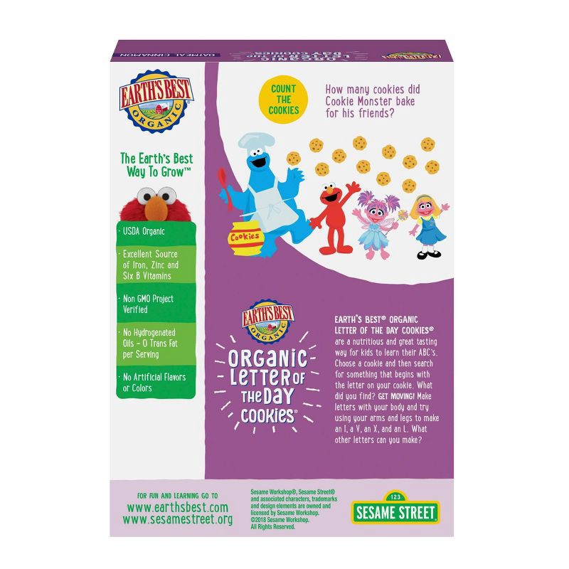 slide 10 of 10, Earth's Best Organic Cookies Baby & Toddler Snacks - Oatmeal Cinnamon - 5.3oz, 5.3 oz