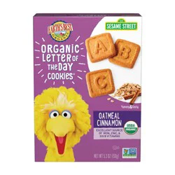 Earth's Best Organic Cookies Baby & Toddler Snacks - Oatmeal Cinnamon - 5.3oz