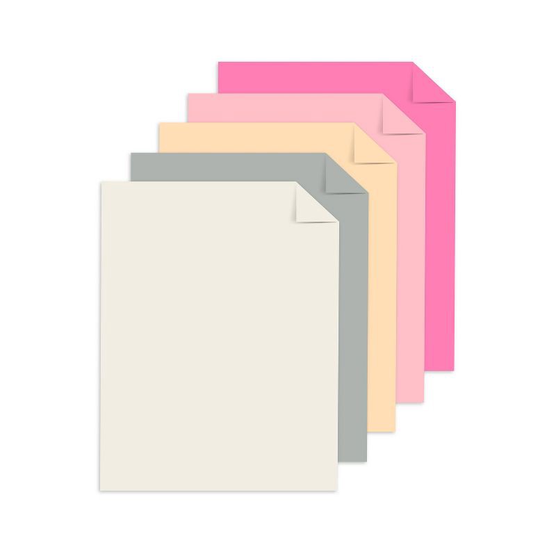 slide 4 of 4, 8.5" x 11" 50-Sheet Cardstock Dreamy 5-Color - Astrobrights, 1 ct