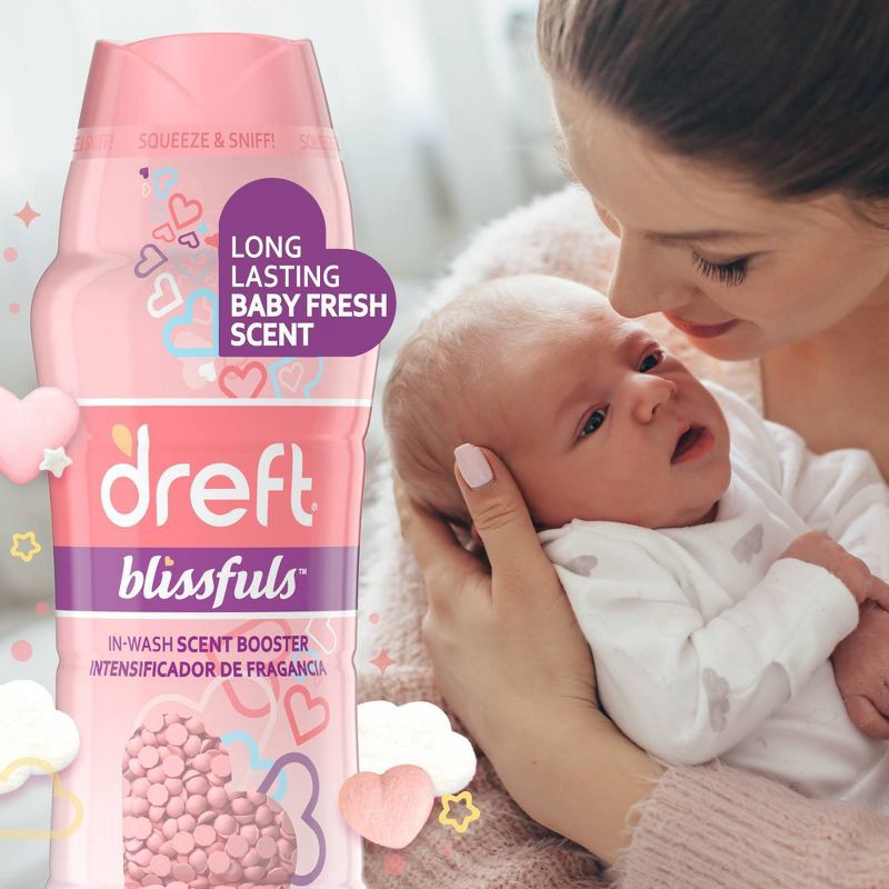slide 3 of 9, Dreft Blissfuls Baby Fresh Scent In-Wash Scent Booster Beads - 18.2oz, 18.2 oz