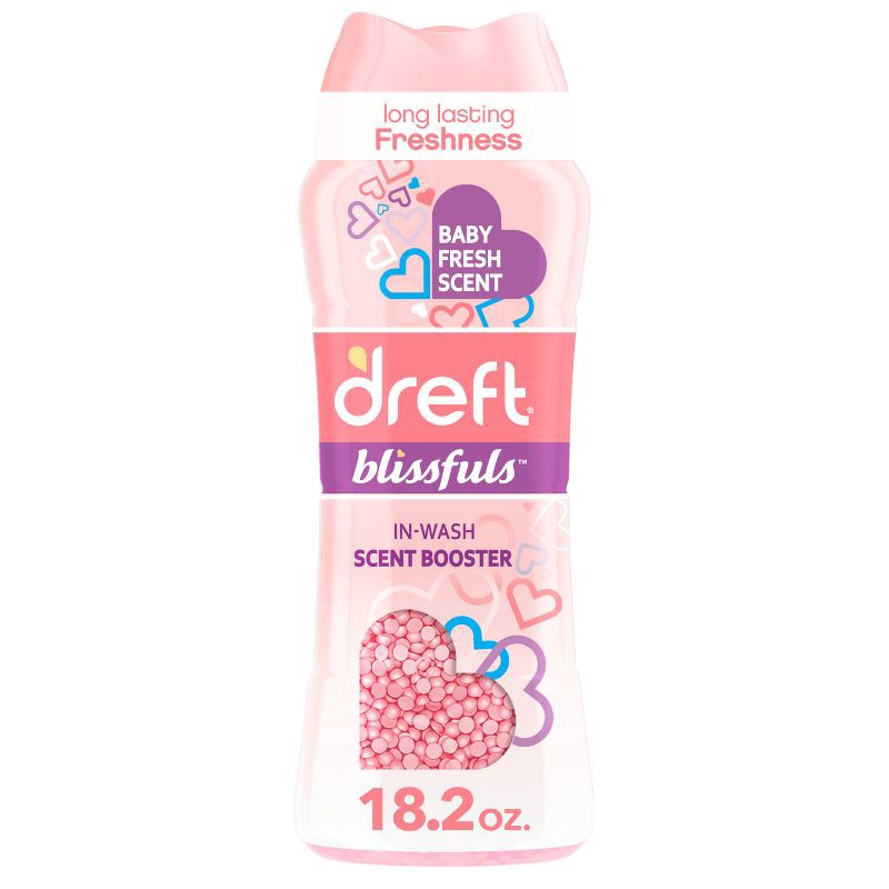 slide 1 of 9, Dreft Blissfuls Baby Fresh Scent In-Wash Scent Booster Beads - 18.2oz, 18.2 oz