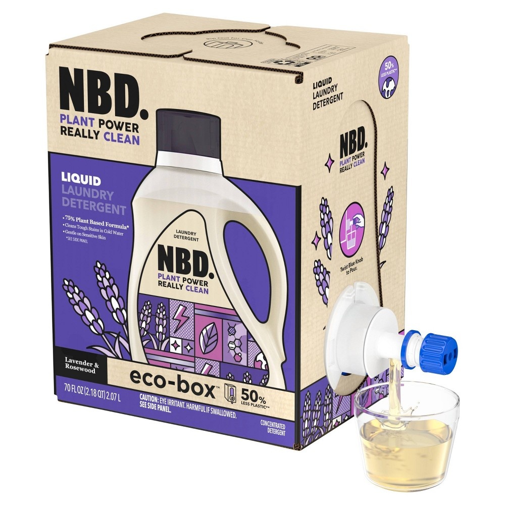 slide 3 of 8, NBD Lavender Liquid Laundry Detergent, 70 fl oz