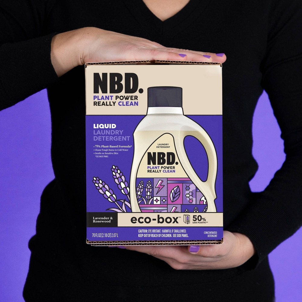slide 7 of 8, NBD Lavender Liquid Laundry Detergent, 70 fl oz