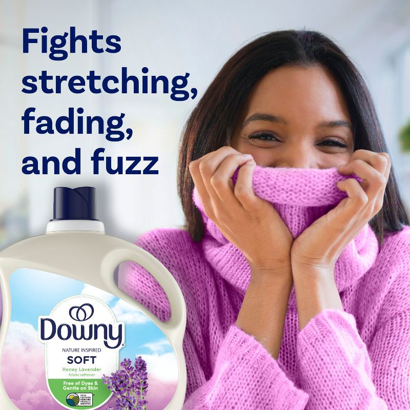 slide 3 of 8, Downy Nature Blends Honey Lavender Scent Liquid Fabric Conditioner and Fabric Softener - 111 fl oz, 111 fl oz