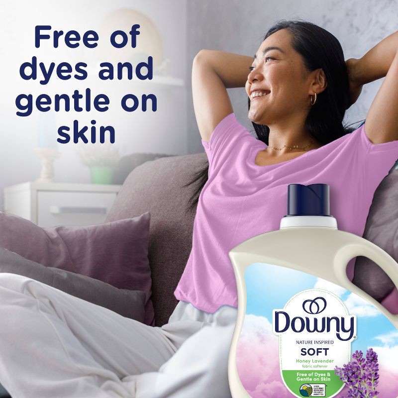 slide 6 of 8, Downy Nature Blends Honey Lavender Scent Liquid Fabric Conditioner and Fabric Softener - 111 fl oz, 111 fl oz