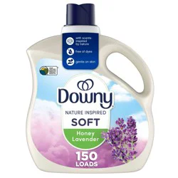 Downy Nature Blends Honey Lavender Scent Liquid Fabric Conditioner and Fabric Softener - 111 fl oz