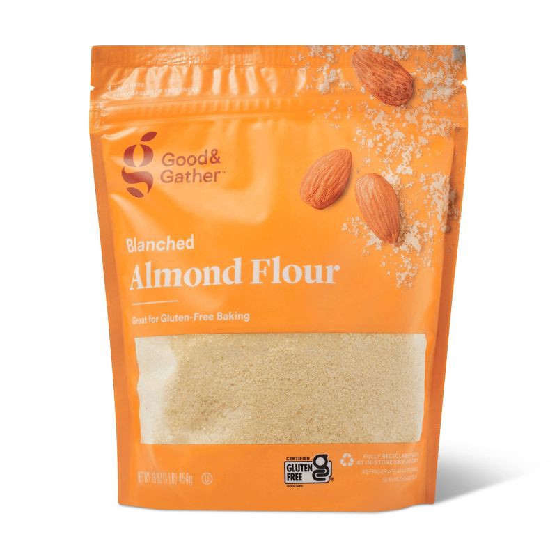 slide 1 of 4, Almond Flour - 16oz - Good & Gather™, 16 oz