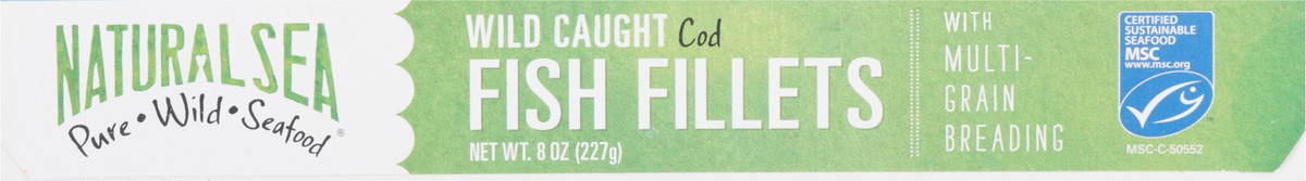 slide 4 of 9, Natural Sea Wild Caught Cod Fish Fillets with Multi-Grain Breading 4 ea, 4 ct