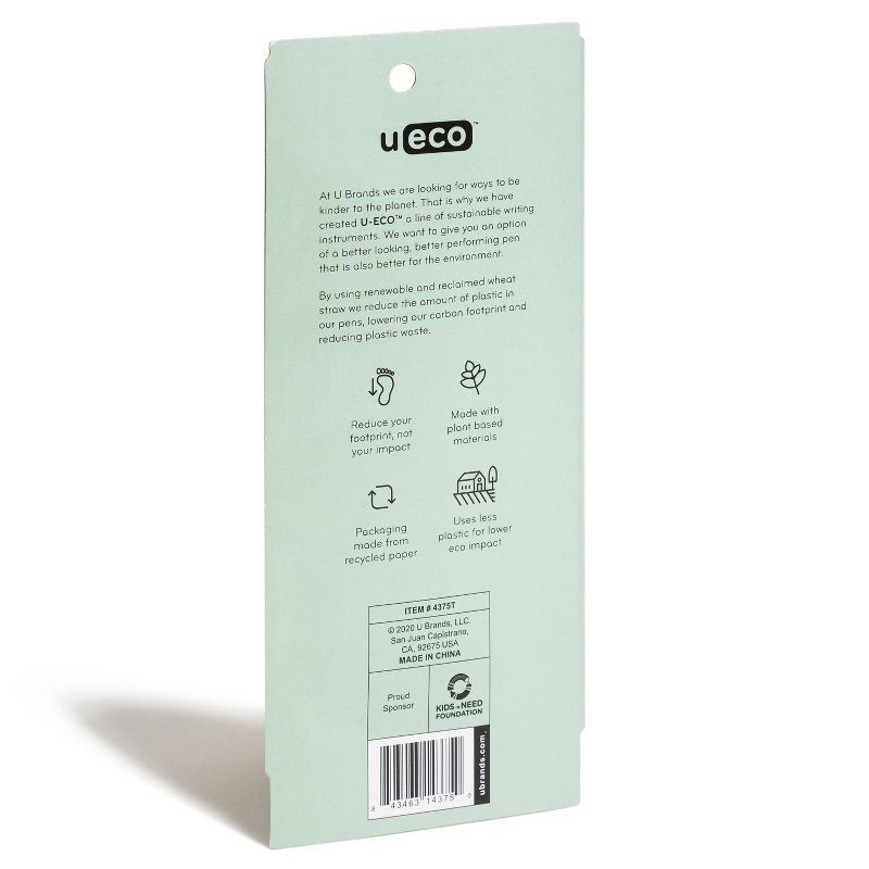 slide 2 of 5, U Brands U-Eco 4pk Gel Pens Black Ink Pastel Speckle, 4 ct