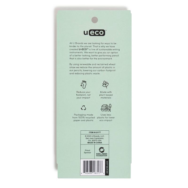 slide 3 of 6, U Brands U-Eco 2pk Mechanical Pencils Speckled Hex with Refill: 0.7mm Cute Aesthetic Erasable Stationery, Ages 14+, 2 ct