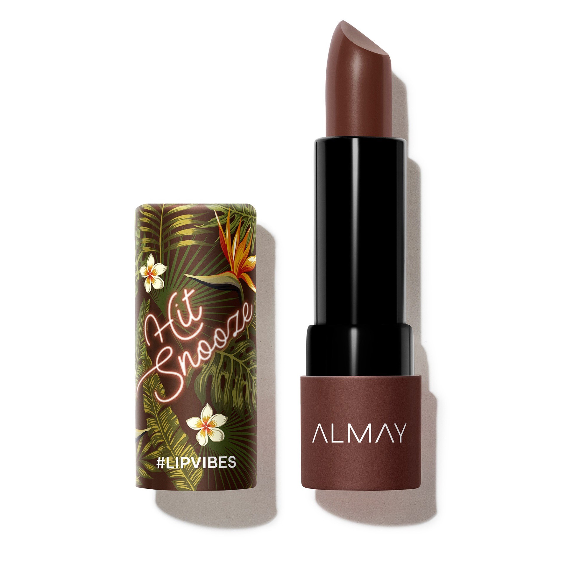 slide 1 of 3, Almay Lip Vibes Matte Lipstick, Hit Snooze, 0.14 oz