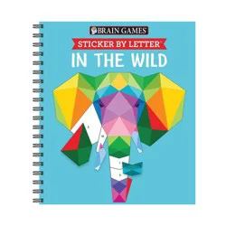 Brain Games Sticker Puzzles in the Wild - (Spiral_bound) (Spiral Bound)