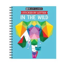 Brain Games Sticker Puzzles in the Wild - (Spiral_bound) (Spiral Bound)