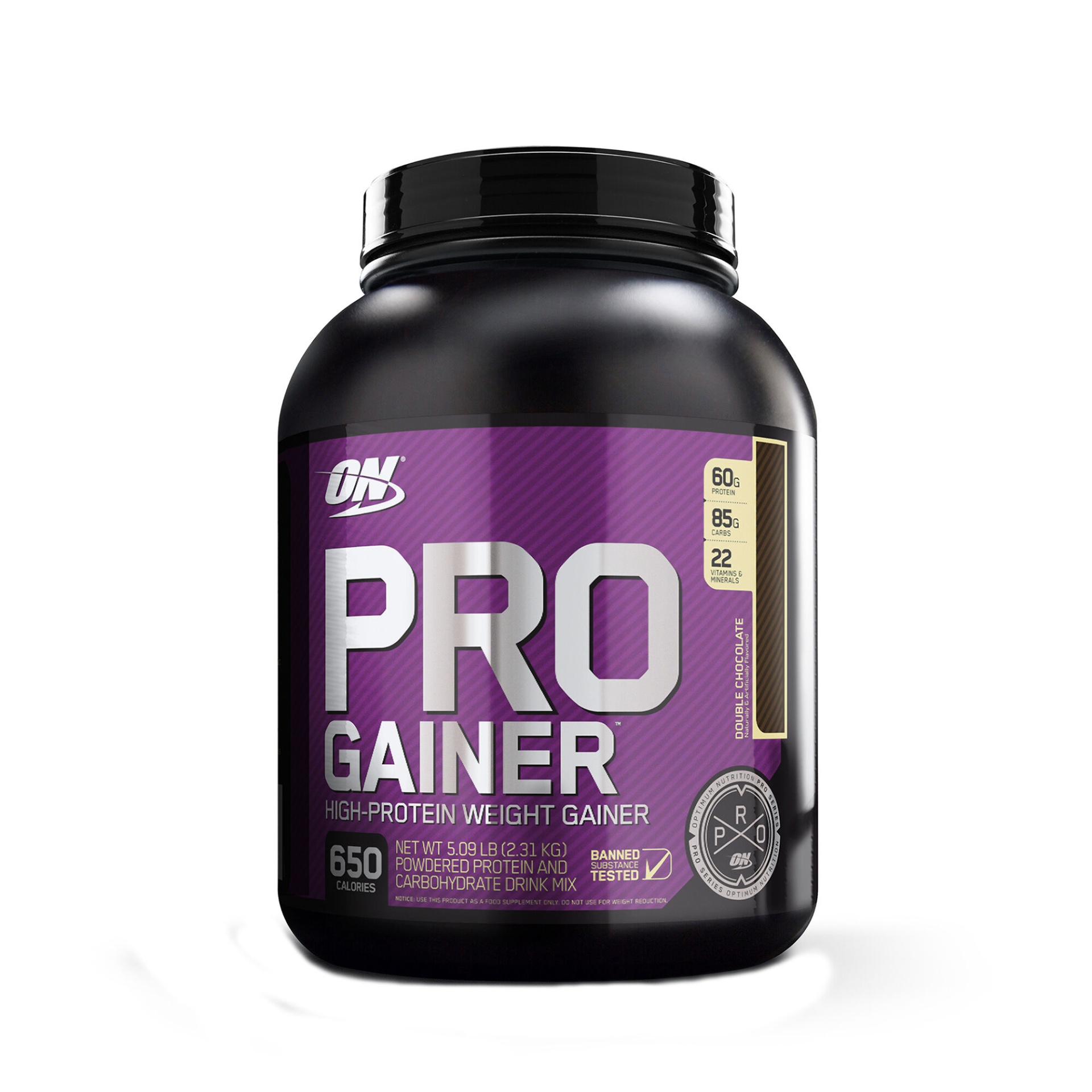 slide 1 of 1, Optimum Nutrition PRO Gainer - Double Chocolate, 5 lb