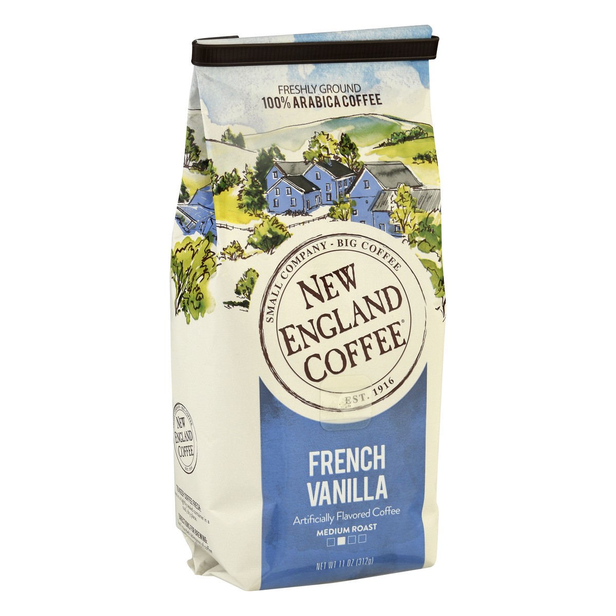 slide 5 of 9, New England Coffee New England French Vanilla Medium Roast Coffee Ground Coffee- 11 oz, 11 oz