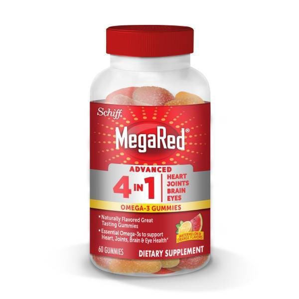 slide 1 of 2, MegaRed 4-in-1 Gummy, 60 ct