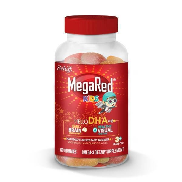 slide 1 of 2, MegaRed Kids DHA Gummy, 60 ct