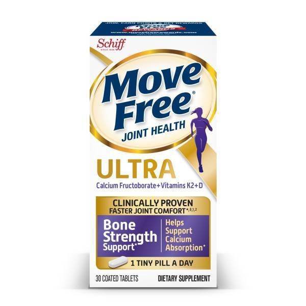 slide 1 of 3, Move Free Ultra Bone Strength Tablets, 30 ct