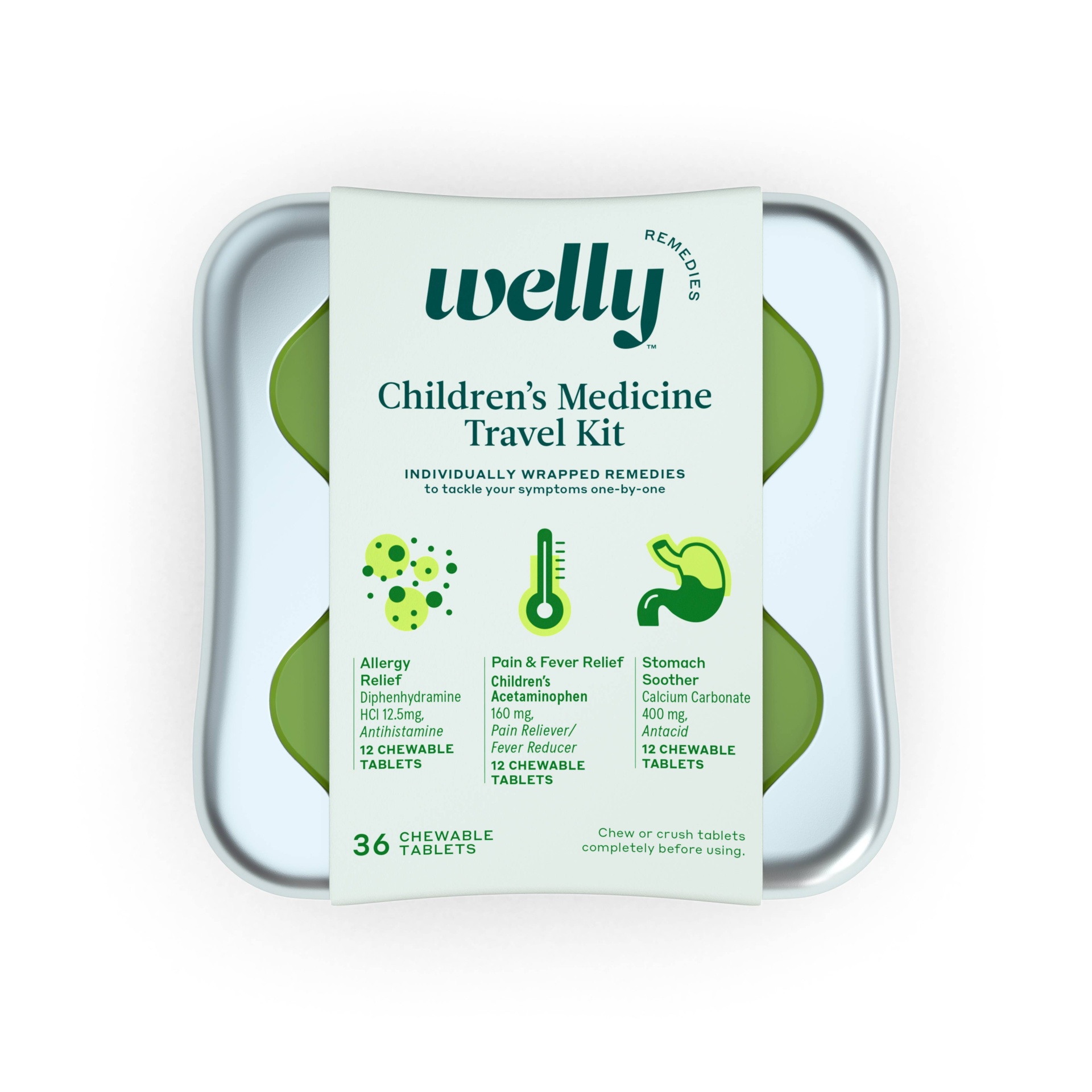 slide 1 of 7, Welly Kids Medicine Kit, 36 ct