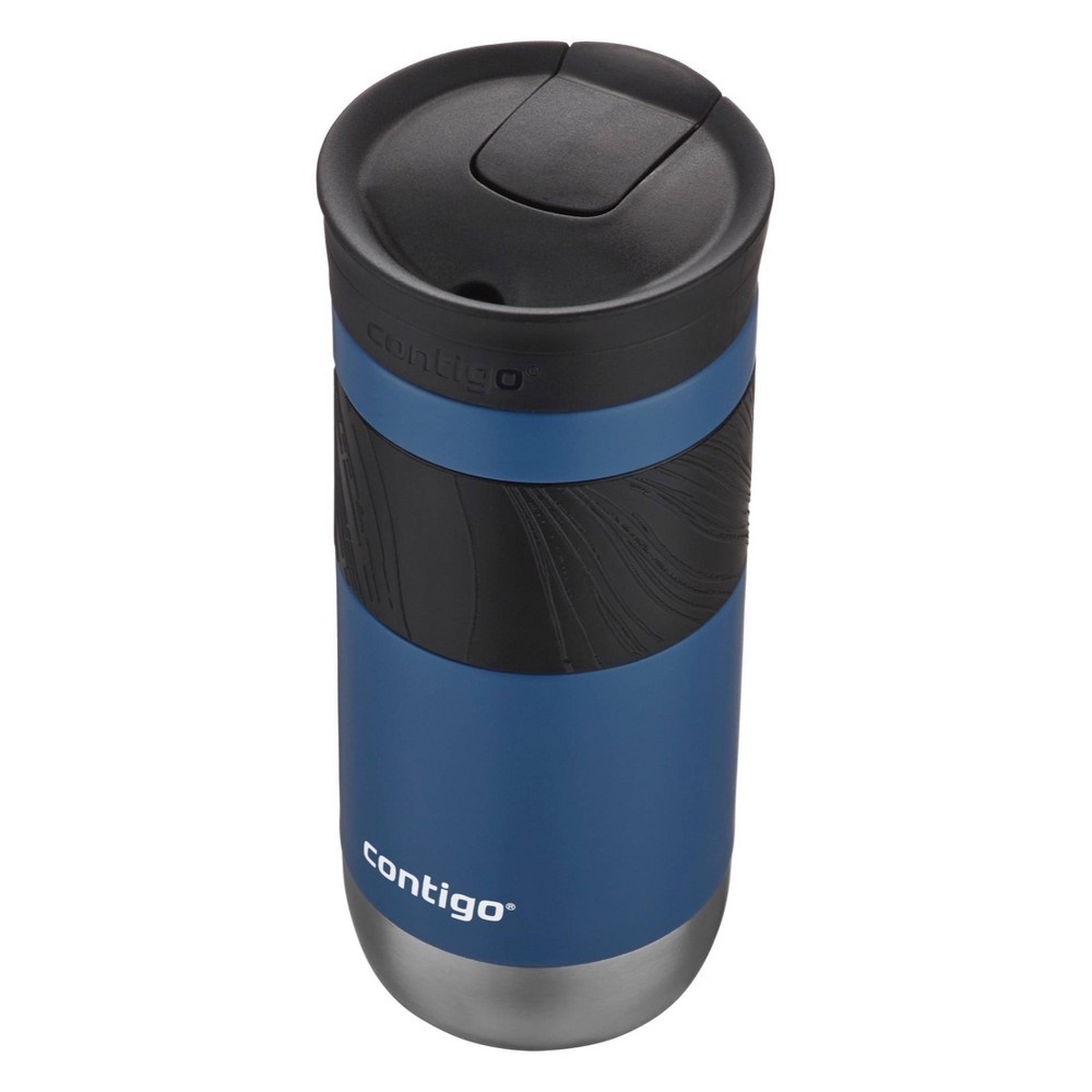 Contigo Byron 2.0 Stainless Steel Travel Mug with SNAPSEAL Lid and Grip  Sake and Blue Corn, 16 fl oz., 2-Pack 