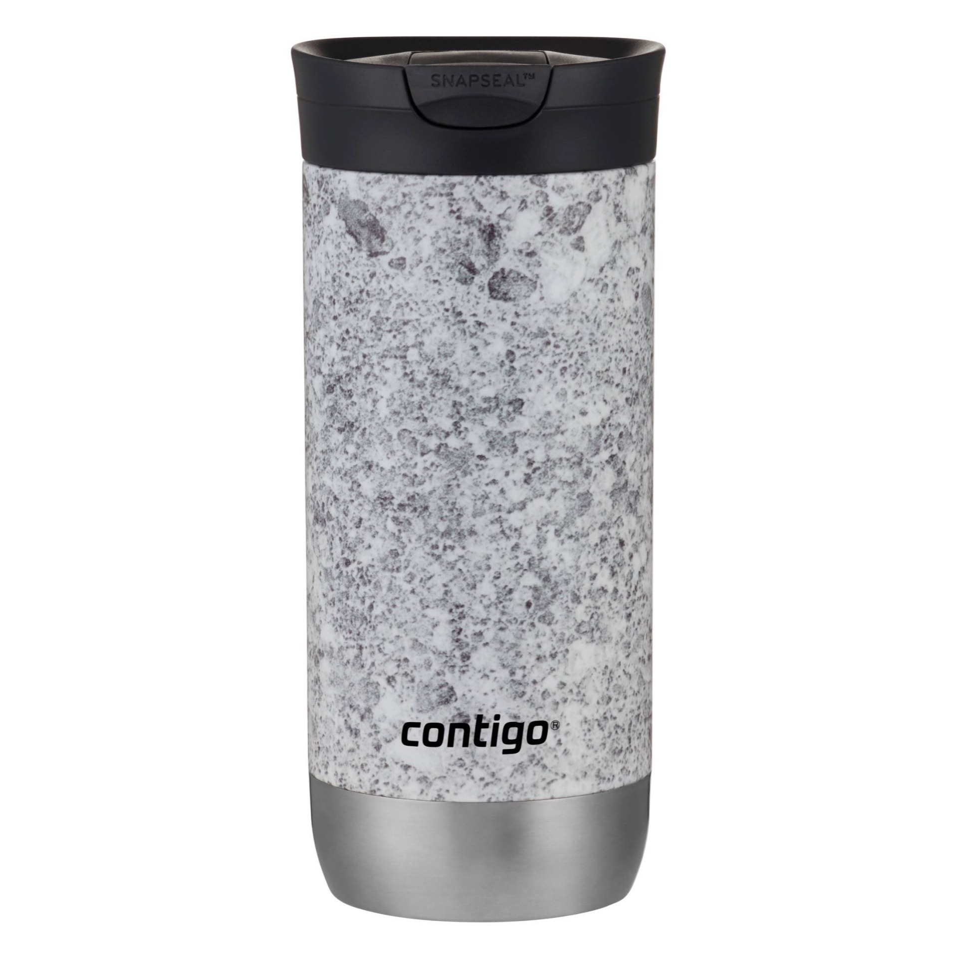 slide 1 of 4, Contigo SnapSeal Stainless Steel Travel Mug Speckled Slate, 16 oz