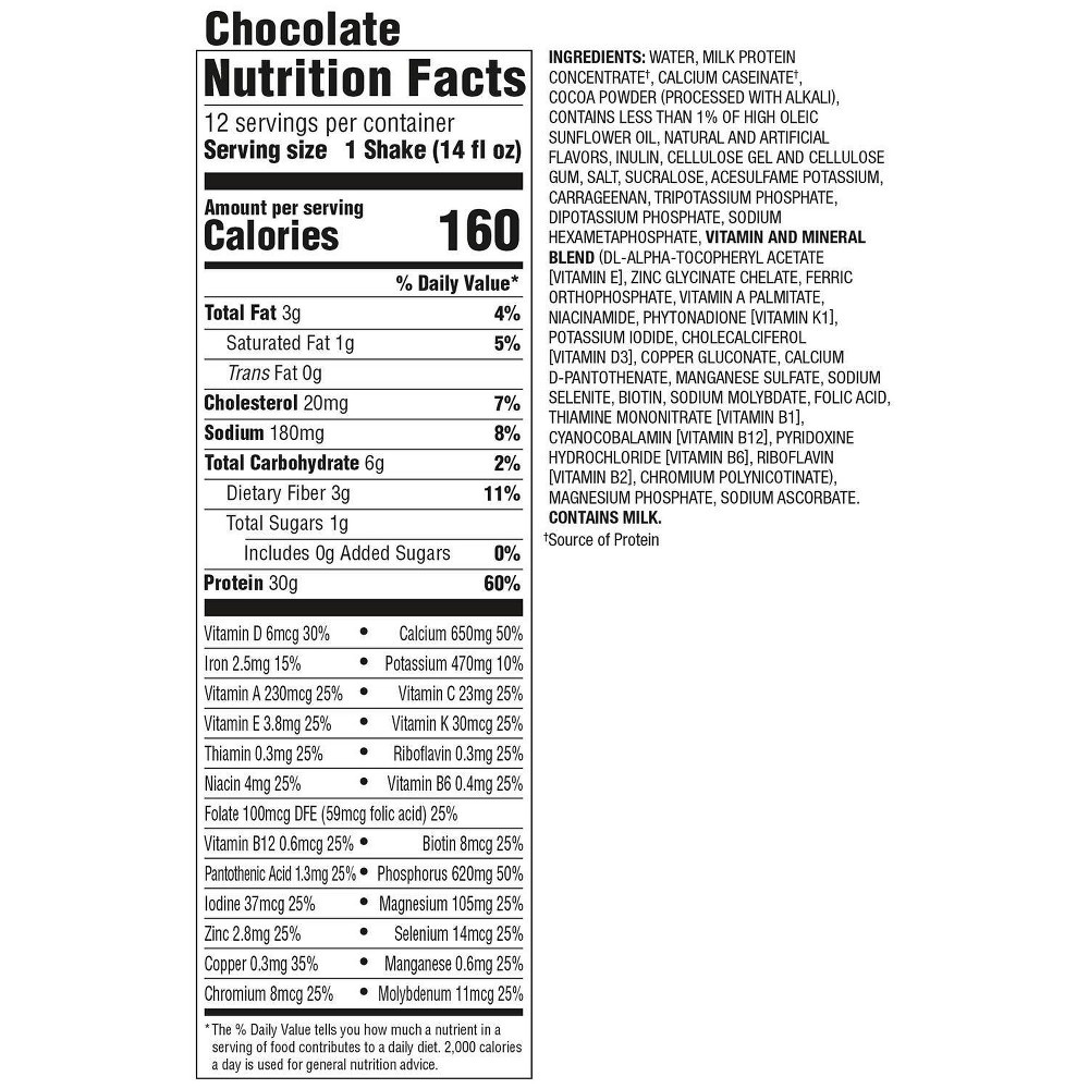 slide 3 of 3, Premier Protein Nutritional Shakes - Chocolate, 12 ct; 14 fl oz