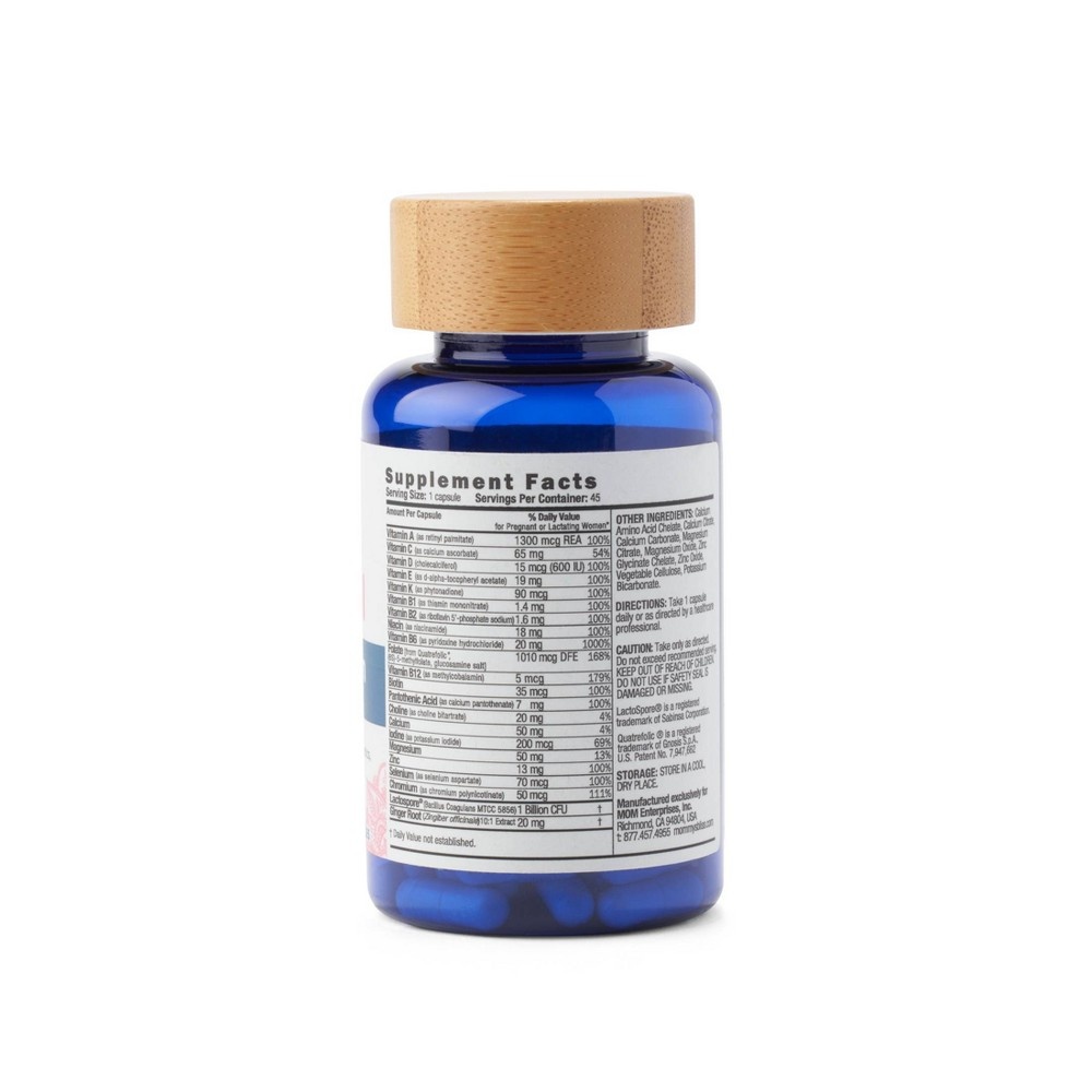 slide 2 of 3, Mommy's Bliss Prenatal Multivitamins + Probiotics, 45 ct