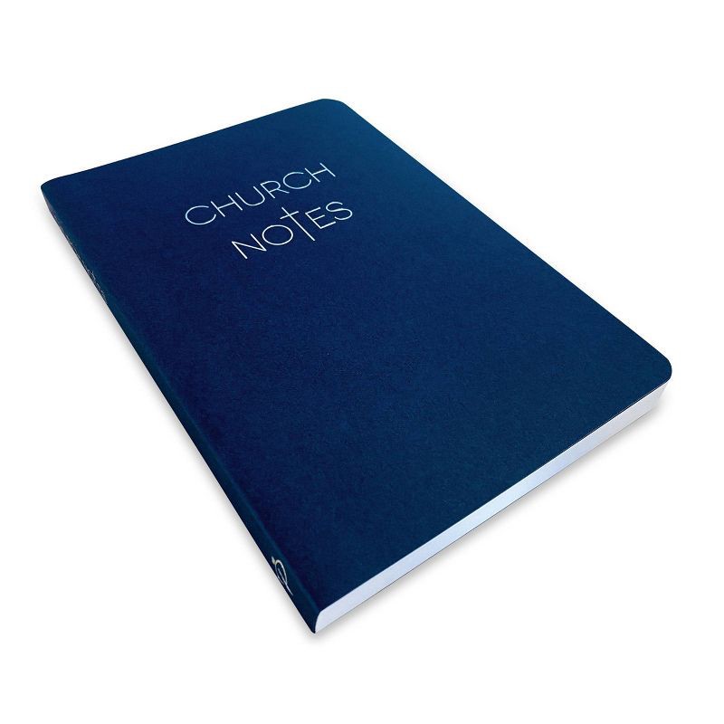 slide 2 of 5, Lined Journal Church Notes: Piccadilly Blue Soft Cover Sermon Notes & Bible Notebook, 6x8.5", 204 Pages, 1 ct