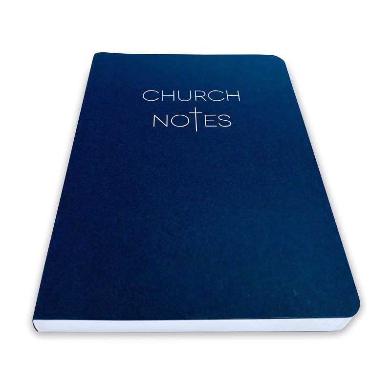 slide 3 of 5, Lined Journal Church Notes: Piccadilly Blue Soft Cover Sermon Notes & Bible Notebook, 6x8.5", 204 Pages, 1 ct