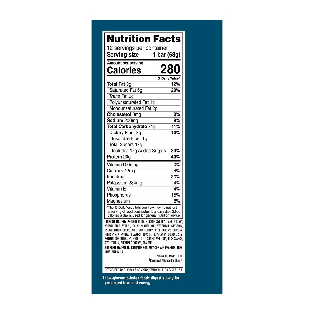 slide 4 of 4, CLIF Bar CLIF Builders Protein Bars - Chocolate Mint Protein, 20 gram, 12 ct