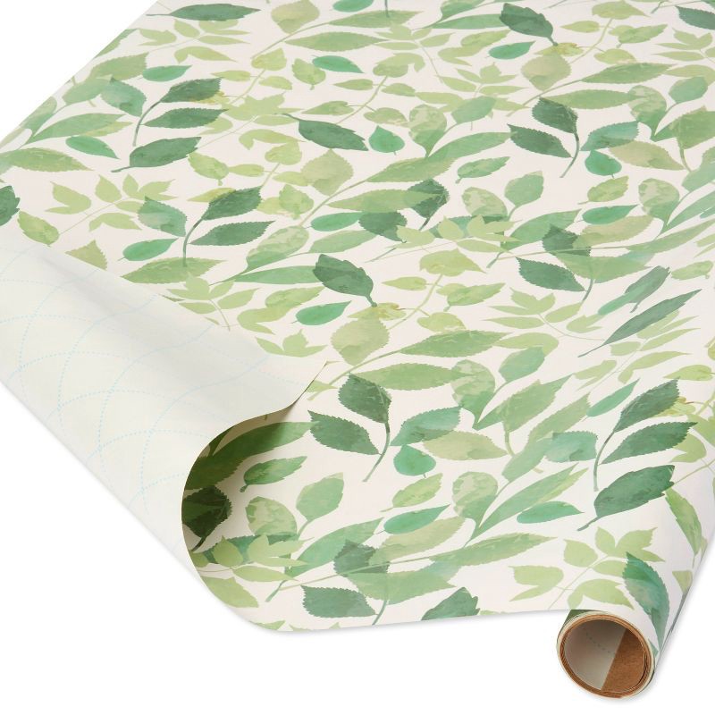 slide 2 of 3, Foliage Wrapping Paper Green - Spritz™, 1 ct